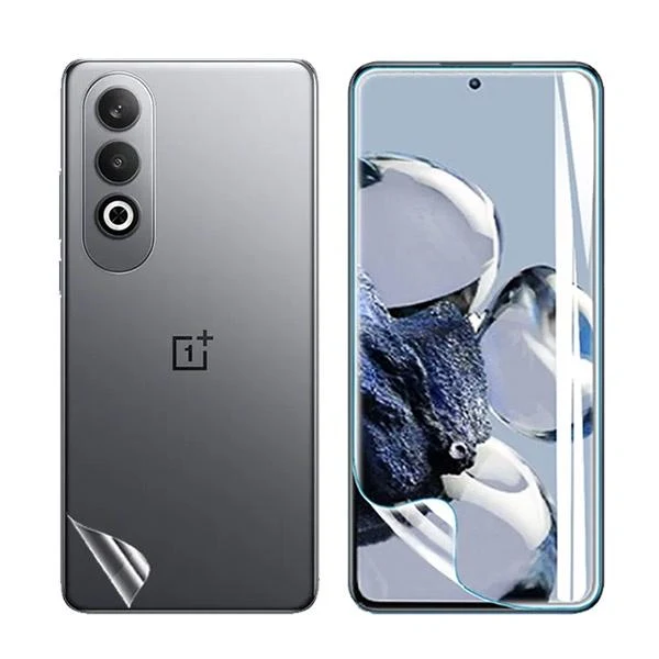 Kit Película Hydrogel Full Cover Frente e Verso para OnePlus Nord CE4 - Transparente