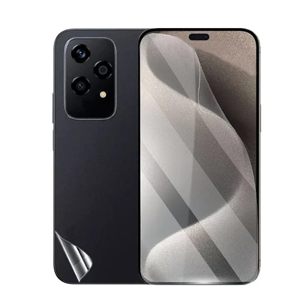 Kit Película Hydrogel Full Cover Frente e Verso para Honor 200 Lite - Transparente