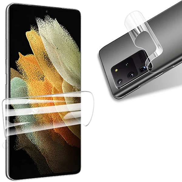 Kit Película Hydrogel Full Cover Frente e Verso para Samsung Galaxy A80