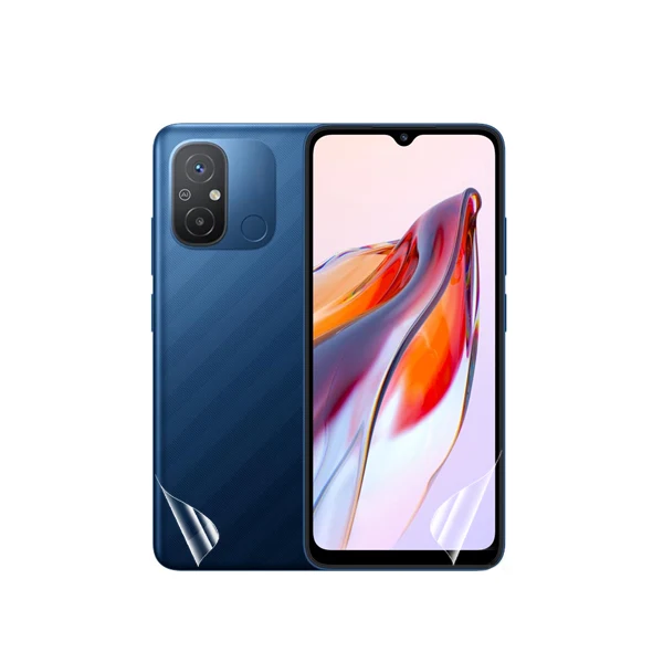 Kit Película Hydrogel Full Cover Frente e Verso para Xiaomi Redmi 11A - Transparente
