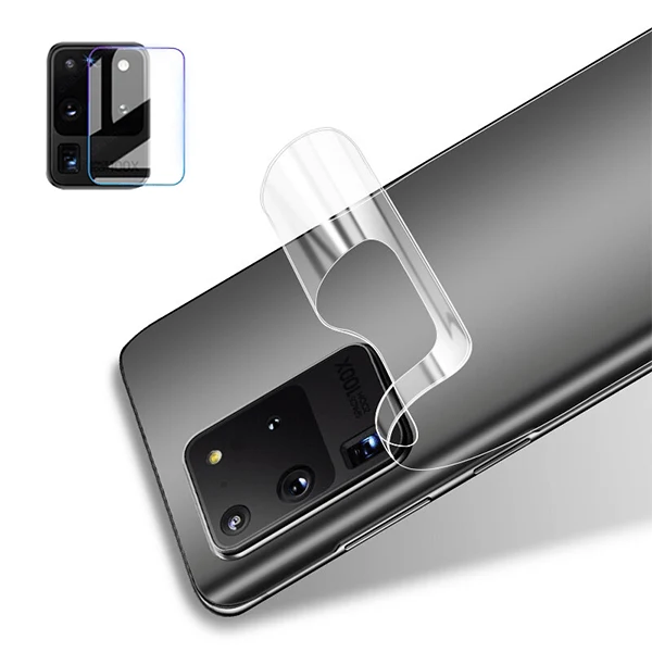 Kit Película Hydrogel Full Cover Verso + Câmara para Samsung Galaxy M21