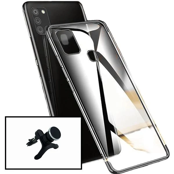 Kit Suporte Magnético de Carro Reforçado + Capa SlimArmor para Samsung Galaxy A21s
