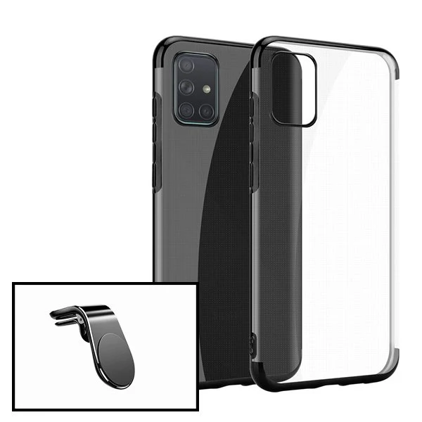 Kit Suporte Magnético L Safe Driving Carro + Capa SlimArmor para Samsung Galaxy A51 5G