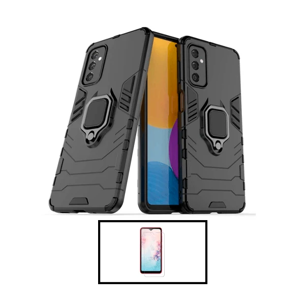 Kit Vidro Clearglass + Capa 3X1 Military Defender para Samsung Galaxy A13 5G