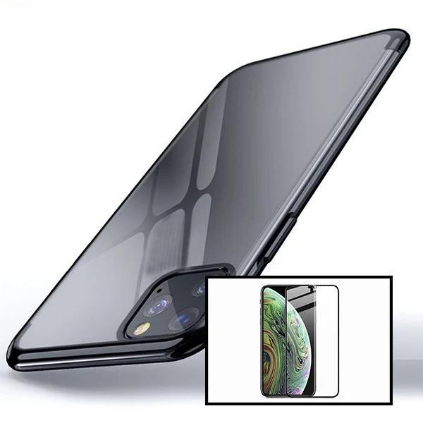 Kit Vidro Premium Full Cover + Capa SlimArmor para Apple iPhone 14 - Preto