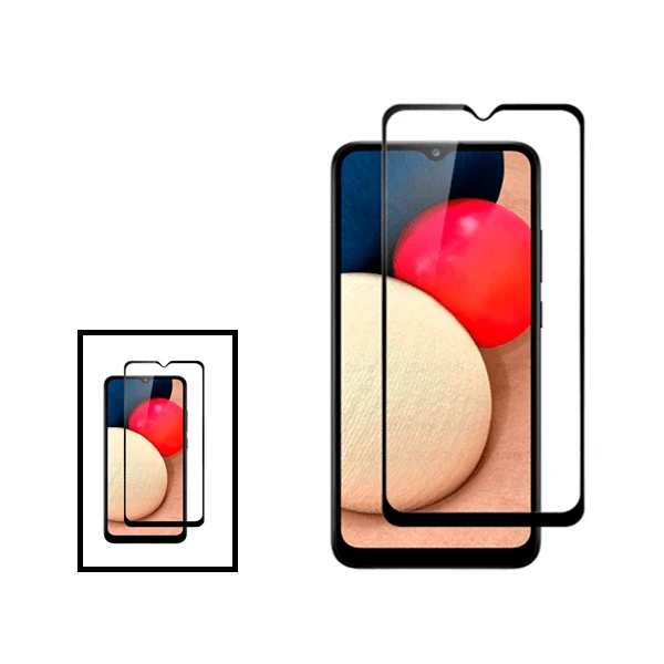 Kit 2 Vidro Premium Full Cover para Samsung Galaxy A13 - Transparente/Preto