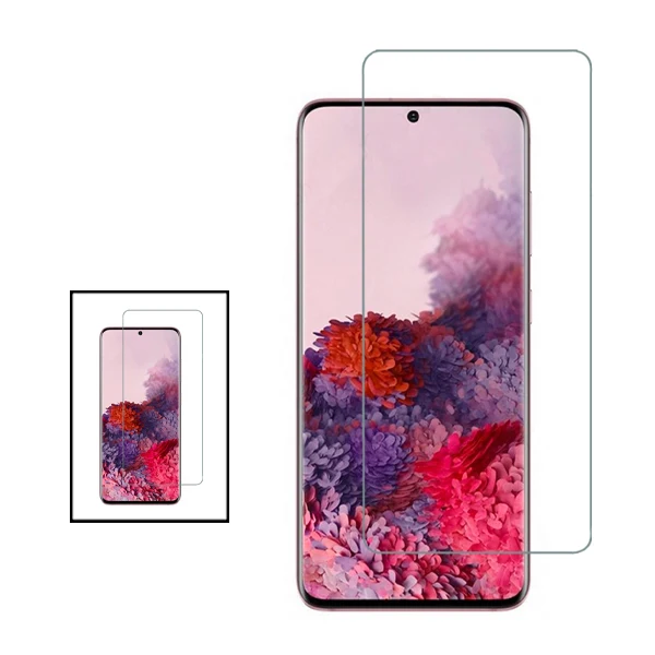 Kit 2 Vidro Premium Full Cover para Samsung Galaxy S20 FE 2022 - Transparente/Preto