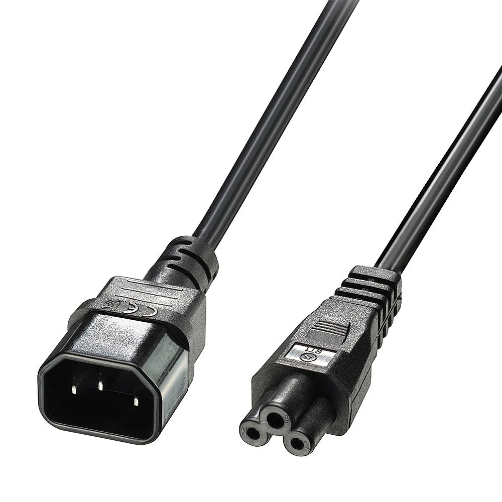 Lindy 30342 cabo de energia Preto 3 m Acoplador C14 Acoplador C5