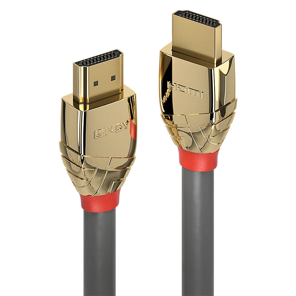 Lindy 37865 cabo HDMI 7,5 m HDMI Type (Standard) Dourado, Cinze