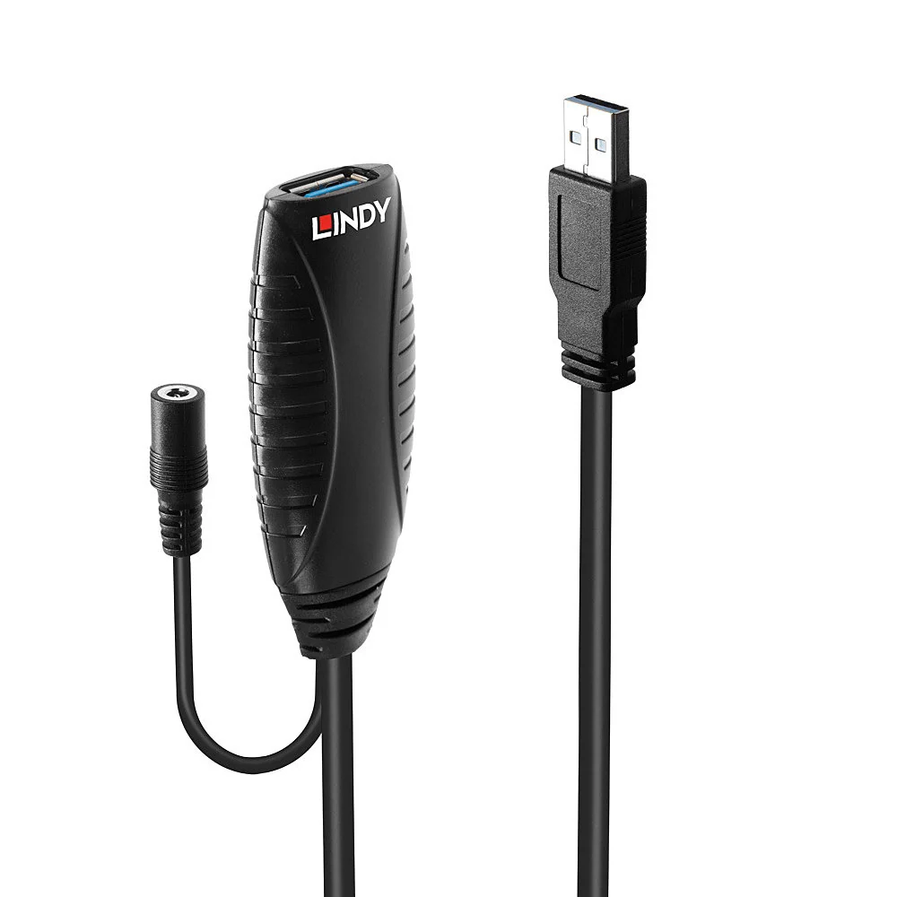 Lindy 43156 cabo USB 10 m USB 3.2 Gen 1 (3.1 Gen 1) USB Preto
