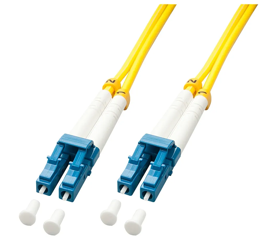 Lindy 47453 Cabo InfiniBand/Fibra Ótica 5 m LC Azul, Branco, Amar