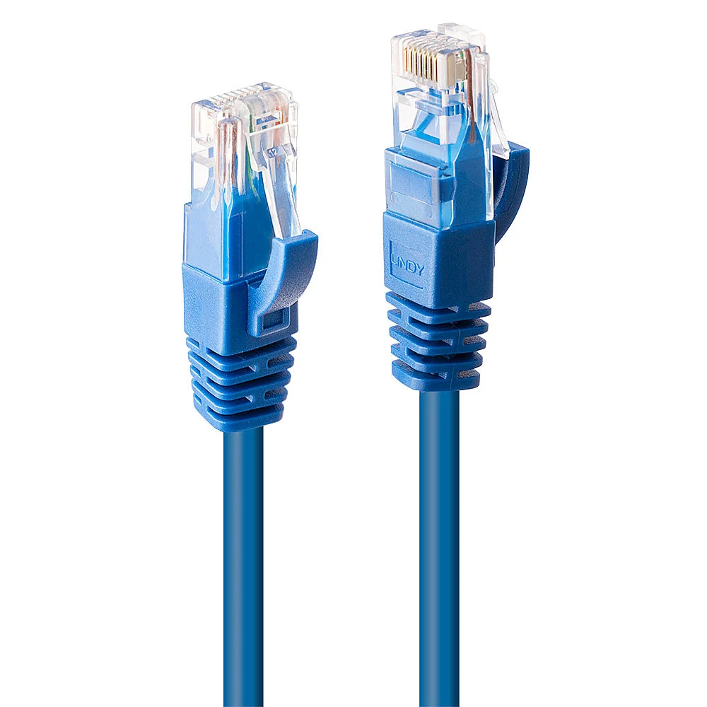 Lindy 48016 cabo de rede Azul 0,5 m Cat6 U/UTP (UTP)