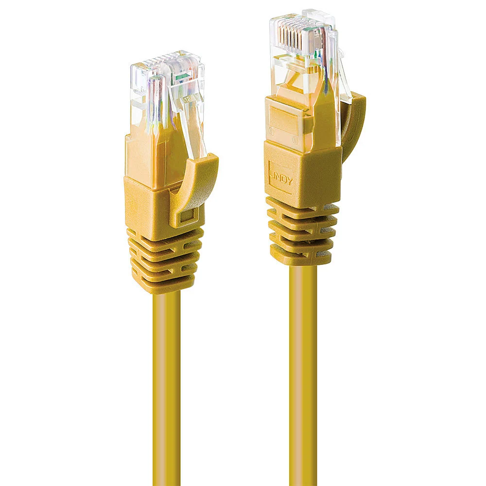 Lindy 48063 cabo de rede Amarelo 2 m Cat6 U/UTP (UTP)