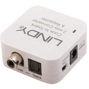 Lindy 70411 adaptador para cabos Toslink RCA Branco