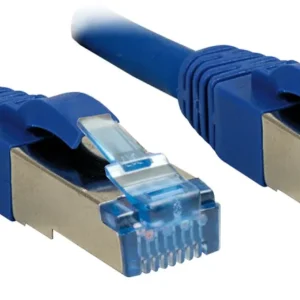Lindy 5m Cat.6A S/FTP cabo de rede Azul Cat6a S/FTP (S-STP)