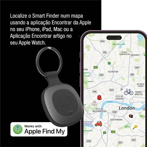Localizador sem Fios Fresh 'n Rebel Smart Finder Tag - Storm Grey