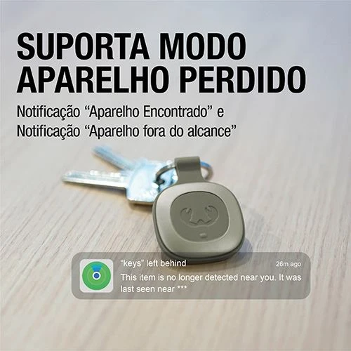 Localizador sem Fios Fresh 'n Rebel Smart Finder Tag - Storm Grey