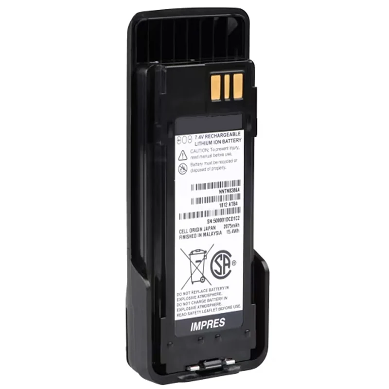 NNTN8750B Replacement Battery Motorola APX4000XH Radios