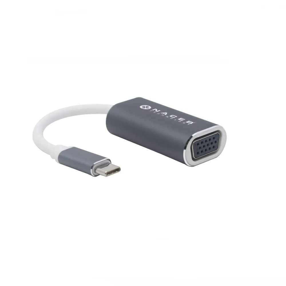 Adaptador Tipo C VGA Naceb Technology NA-0110