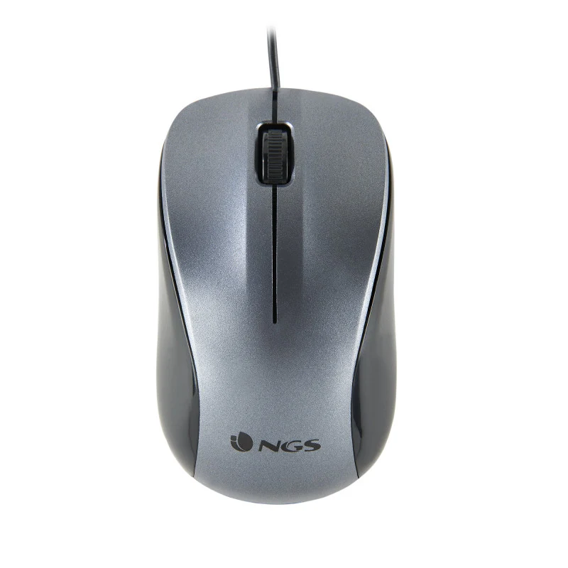 NGS CREW rato Ambidestro USB Type- Ótico 1200 DPI
