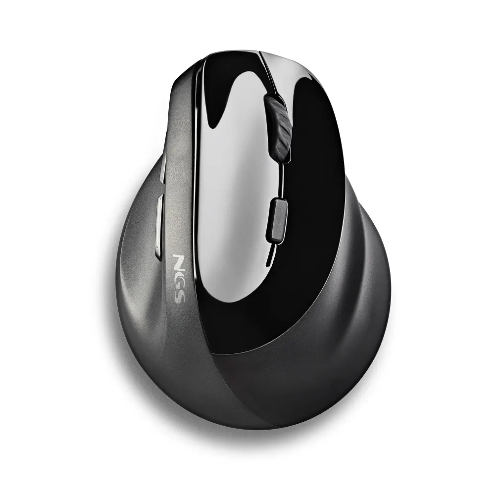 NGS EVO MOKSHA rato Mão direita RF Wireless Ótico 2400 DPI