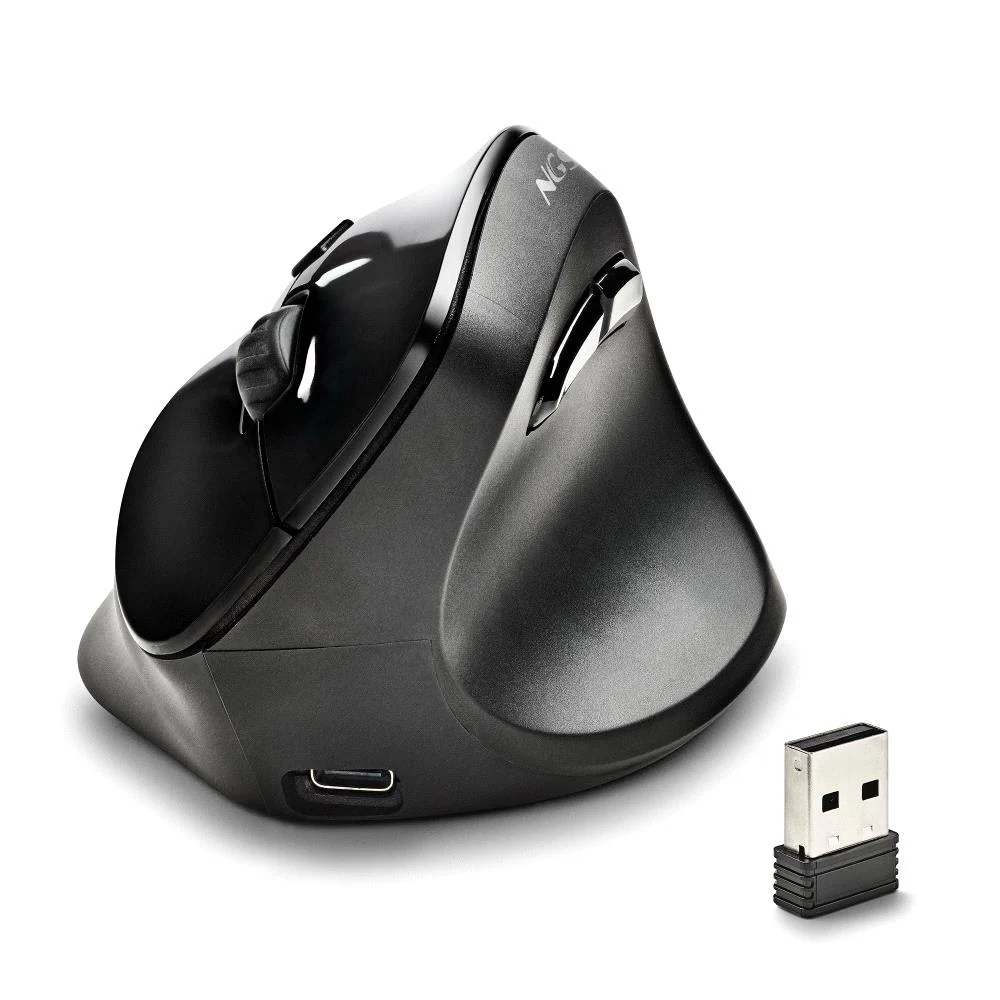 NGS EVO MOKSHA rato Mão direita RF Wireless Ótico 2400 DPI
