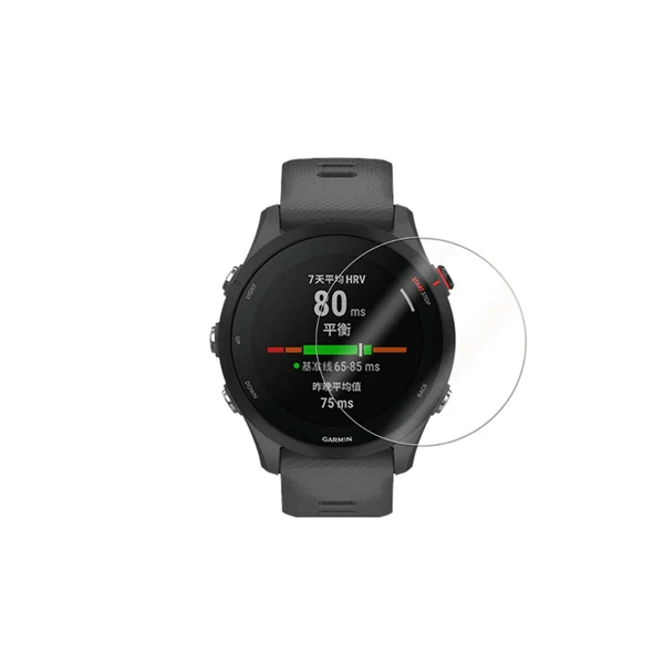 Película Protectora de Ecrã Vidro Temperado SmartWatch para Garmin Forerunner 255