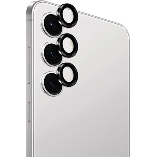 Película Protetora de Câmara em Vidro Temperado Puro para Samsung Galaxy S25 - Moldura Preta