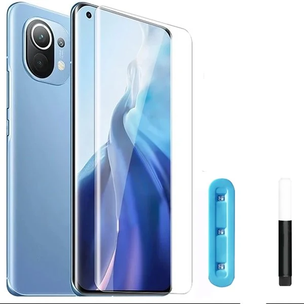 Película de Vidro Nano Curved UV para Xiaomi Mi 11 Pro
