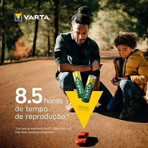 Pilha Recarregável Varta Accu Power AA - 4 Unidades