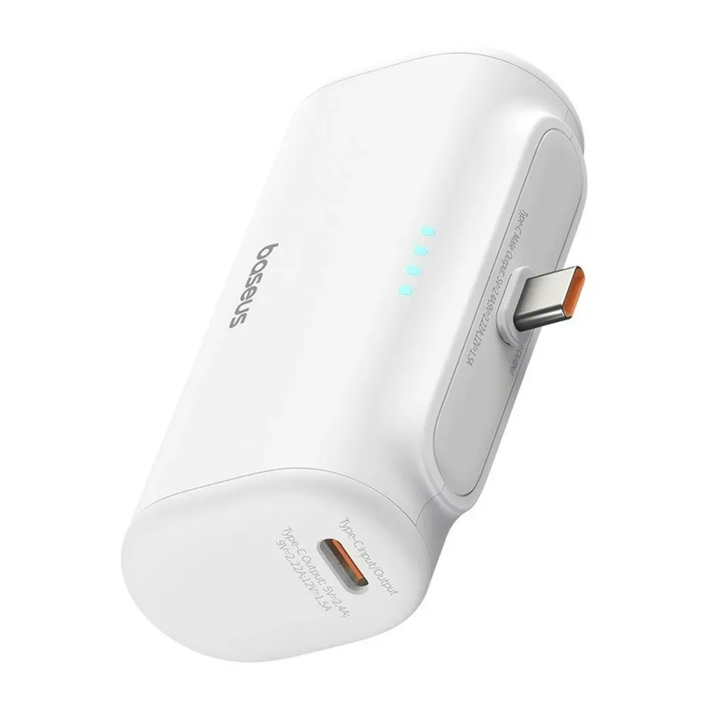 Powerbank Baseus P10068306213-00 Branco 5000 mAh
