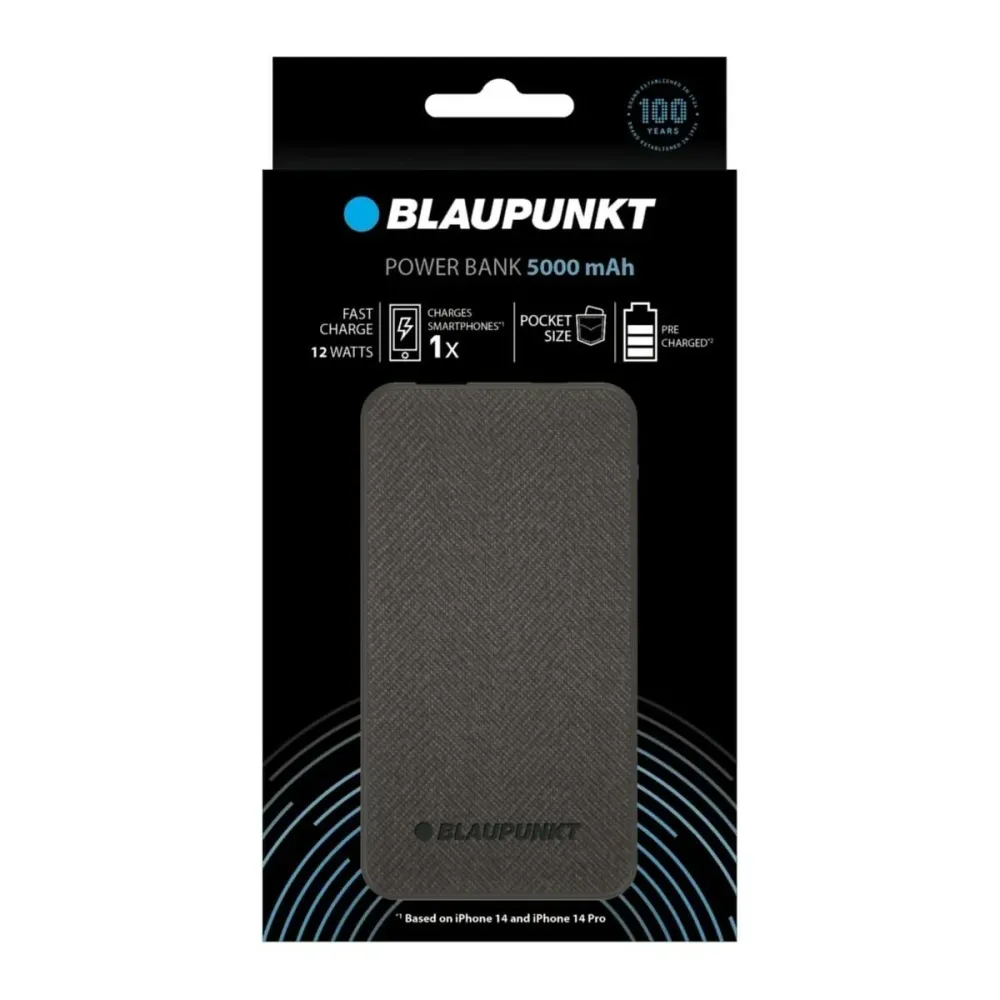 Powerbank Blaupunkt BL-105PB/1VH Preto 5000 mAh
