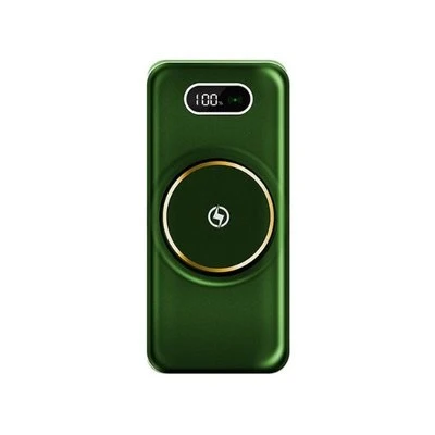 POWERBANK COOL 10000MAH QI WIRELESS GRIP GREEN