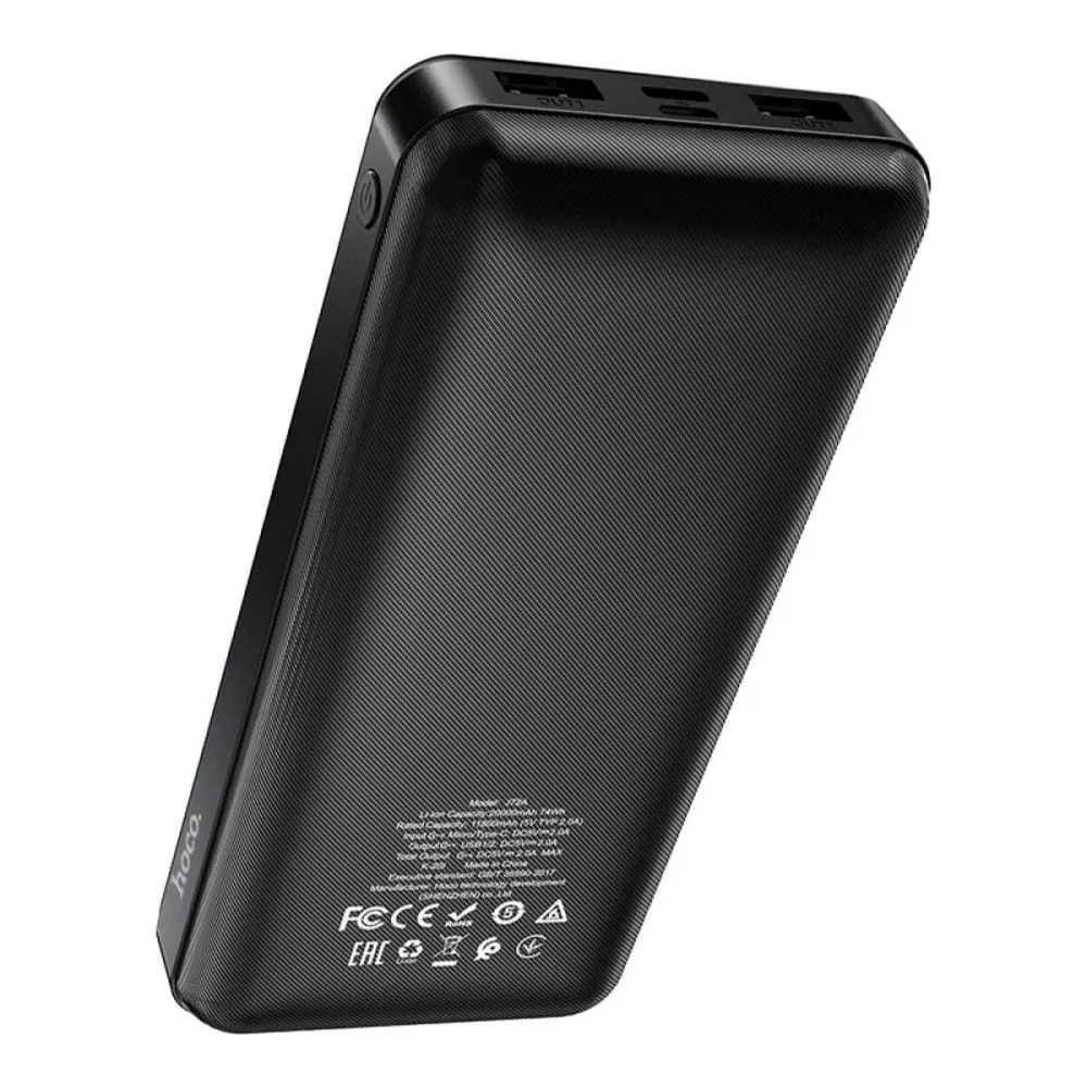 Powerbank Hoco J72A black Preto 20000 mAh