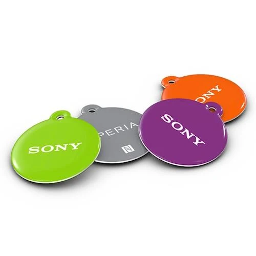 Smart Tags Sony NFC NT2 - 4 Unidades - Verde | Cinzento | Laranja | Roxo