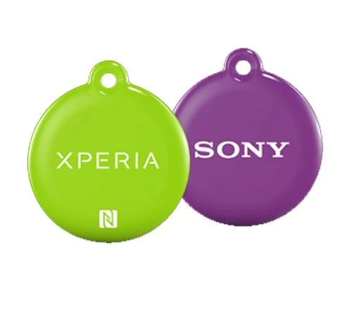 Smart Tags Sony NFC NT2 - 4 Unidades - Verde | Cinzento | Laranja | Roxo