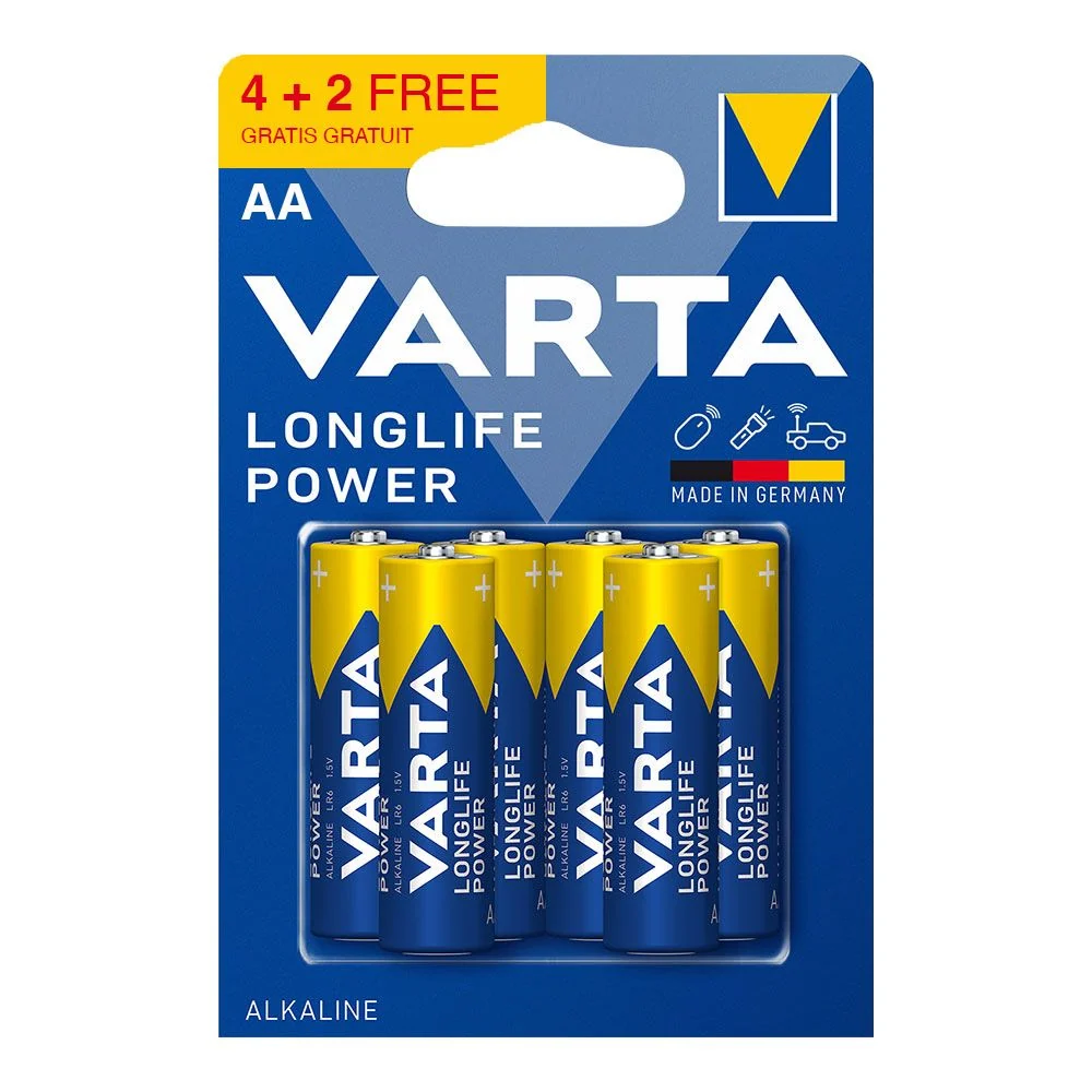 Varta 4906121436 Bateria descartável AA Alcalino