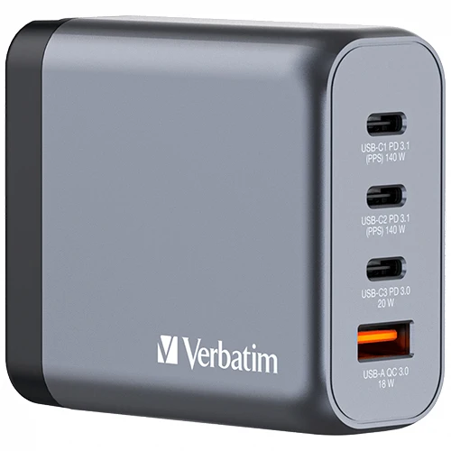 Verbatim GNC-140 Universal Preto, Cinzento AC Carregamento rápido