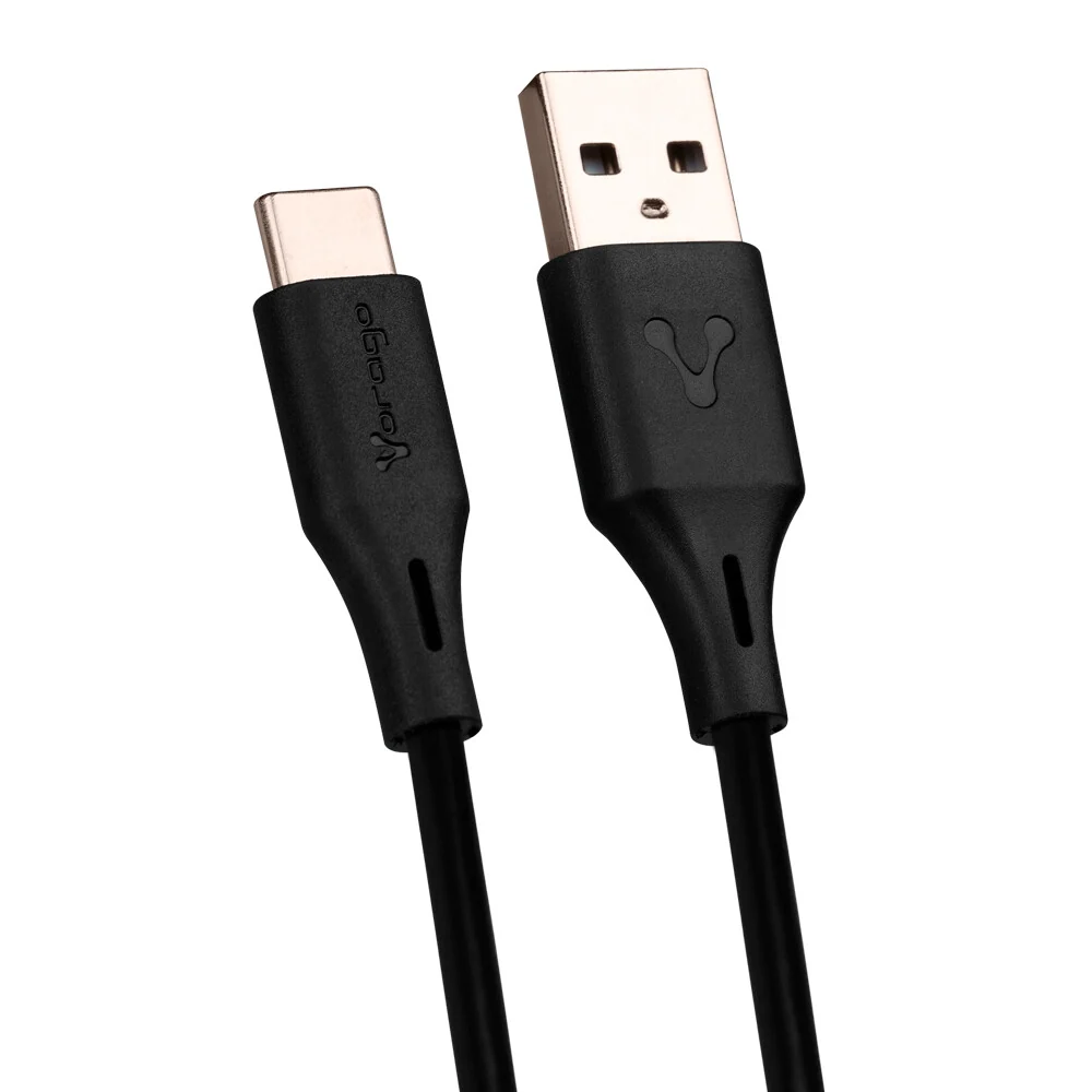Vorago CAB-C01B cable USB 1 m USB C Negro