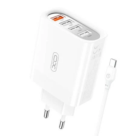 WALL CHARGER XO L110 CABLE USB-C, 18W (WHITE)