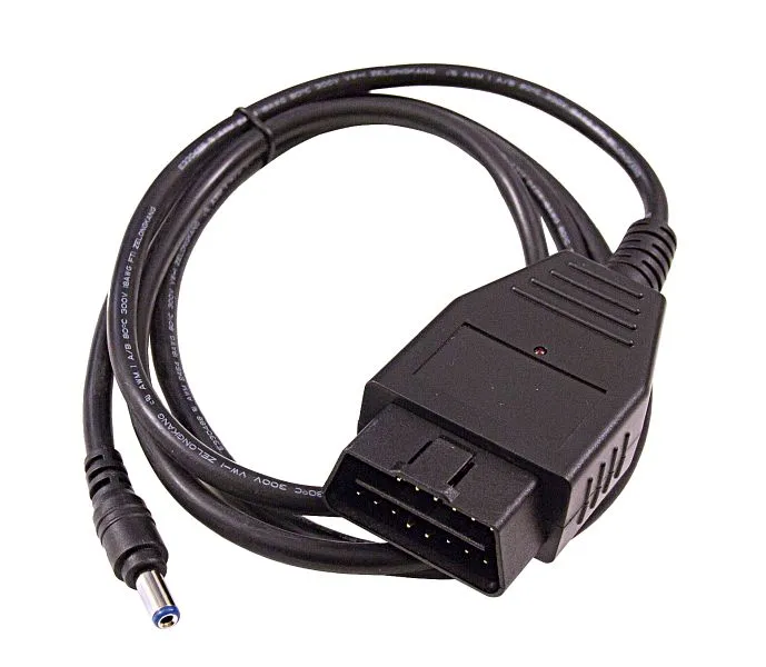 Adaptador de cabo ELMAG plugue de baixa tensão para saída de 10A, para OBD II, para Conectado Booster X7 para conservação...