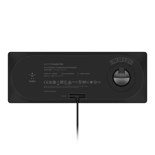 Base de Carregamento Belkin Sem Fio 3 em 1 MagSafe - Preto