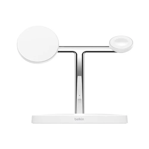 Base de Carregamento Belkin Sem Fio 3 em 1 MagSafe - Branco