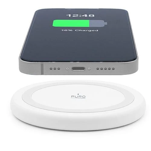 Base de Carregamento Livre de fios Puro 10W - Branco