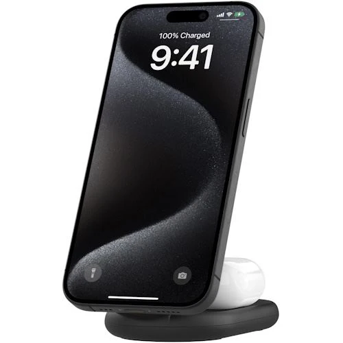 Base de Carregamento Wireless Magnético Dualista Belkin BoostCharge Qi2 15W WIZ028vfBK - Preto