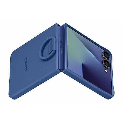 Capa de À prova de água com Anel Z Flip7 - Azul