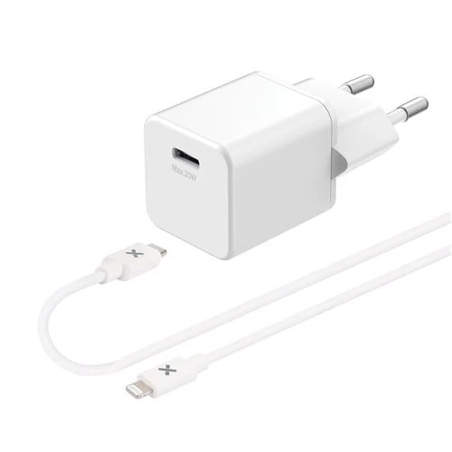 Carregador WeFix + Cabo USB TIPO C para Lightning - Branco