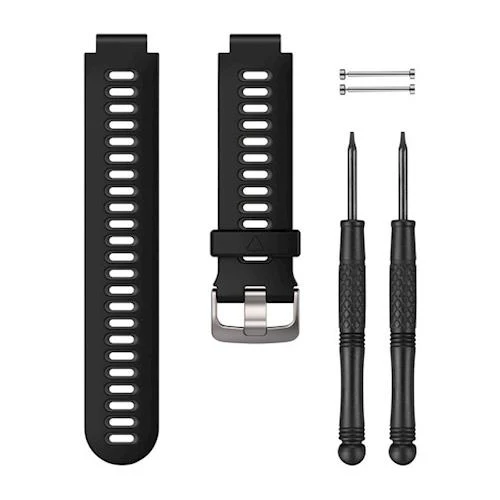 Pulseira de À prova de água para Garmin Forerunner® - Preto e Cinzento