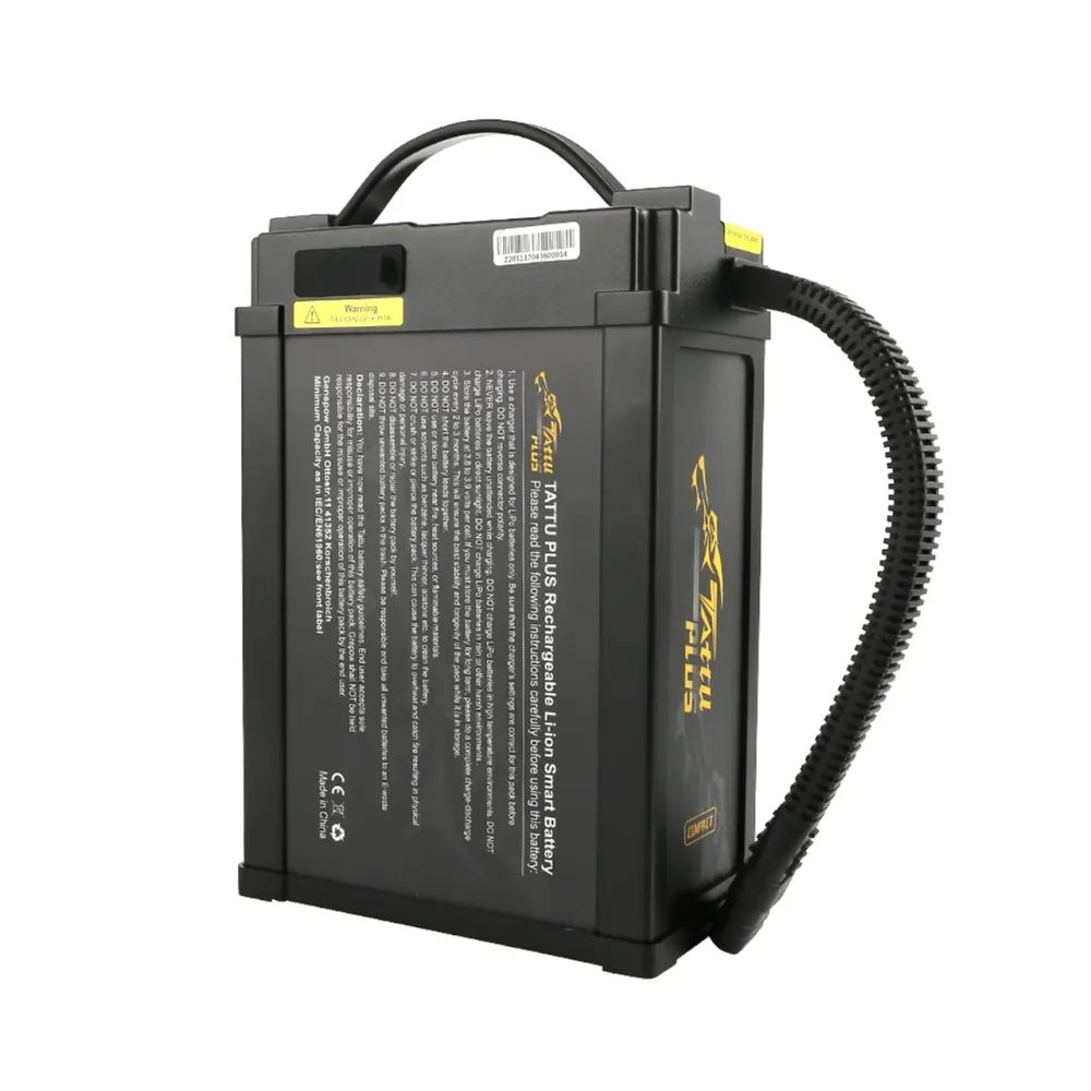Tattu Plus 1.0 Versão Compacta 16000mAh 44,4V 15C 12S1P Lipo Bateria Inteligente Com Plugue XT90-S