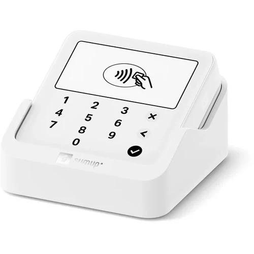 Terminal de Pagamento POS SumUp Solo Lite Wi-Fi NFC BT + Estação de Carregamento